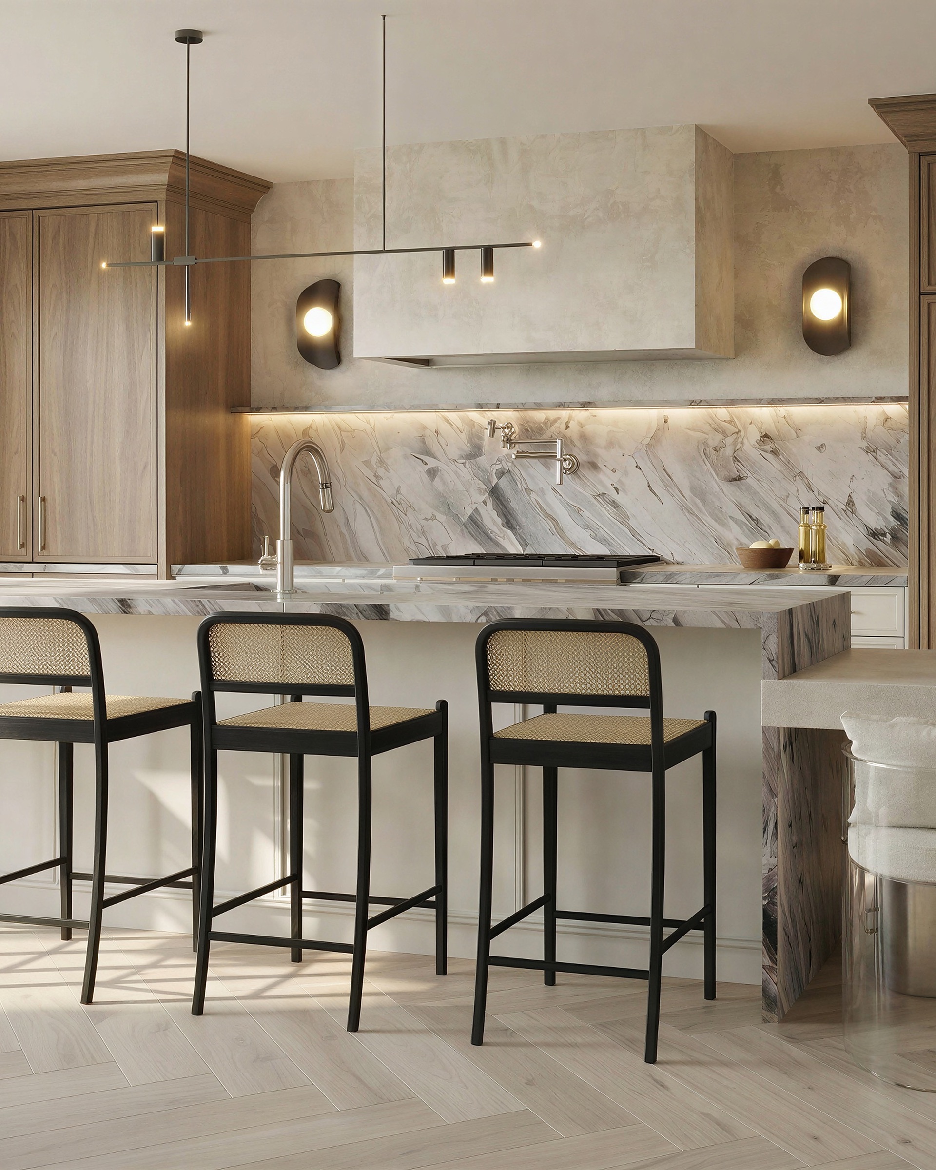 Kitchen · island and hood