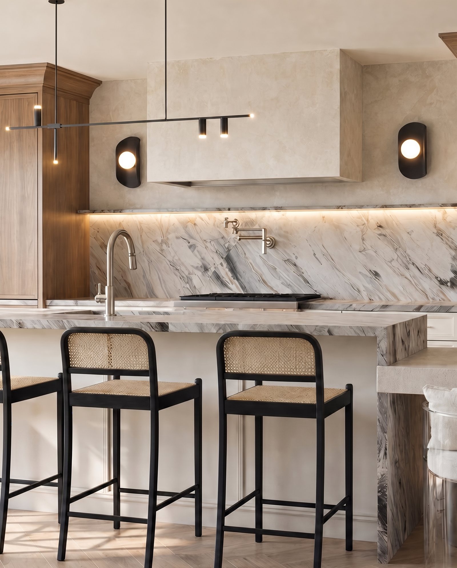Kitchen · island and hood