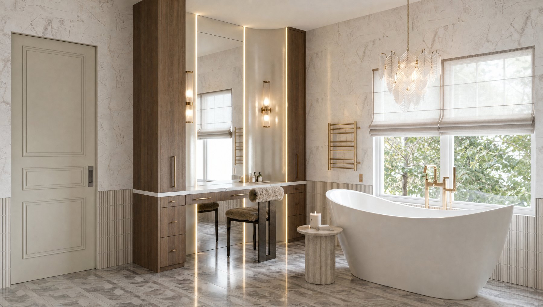 Principal ensuite &middot; soaking tub