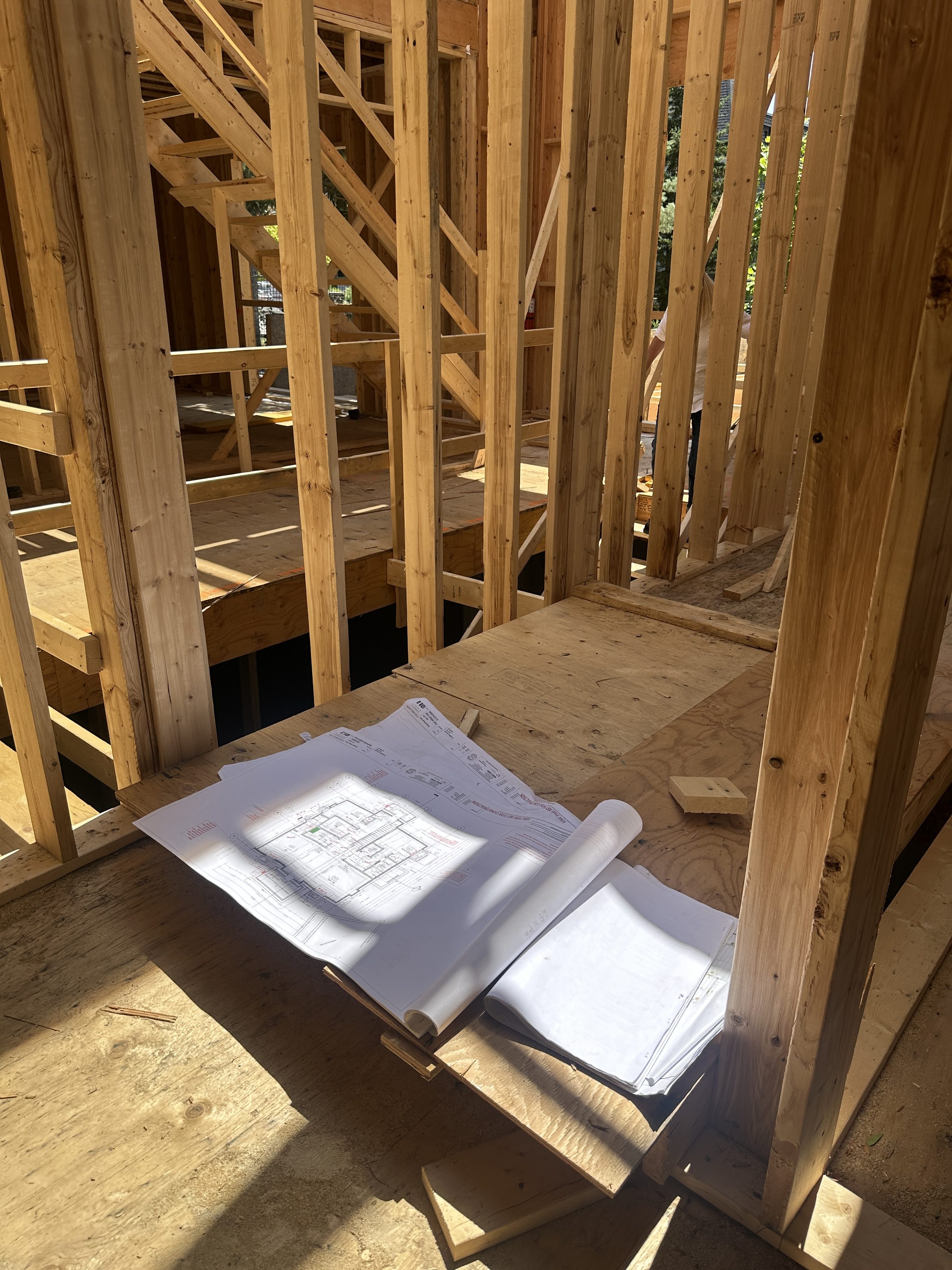 Framing on a Georgian site