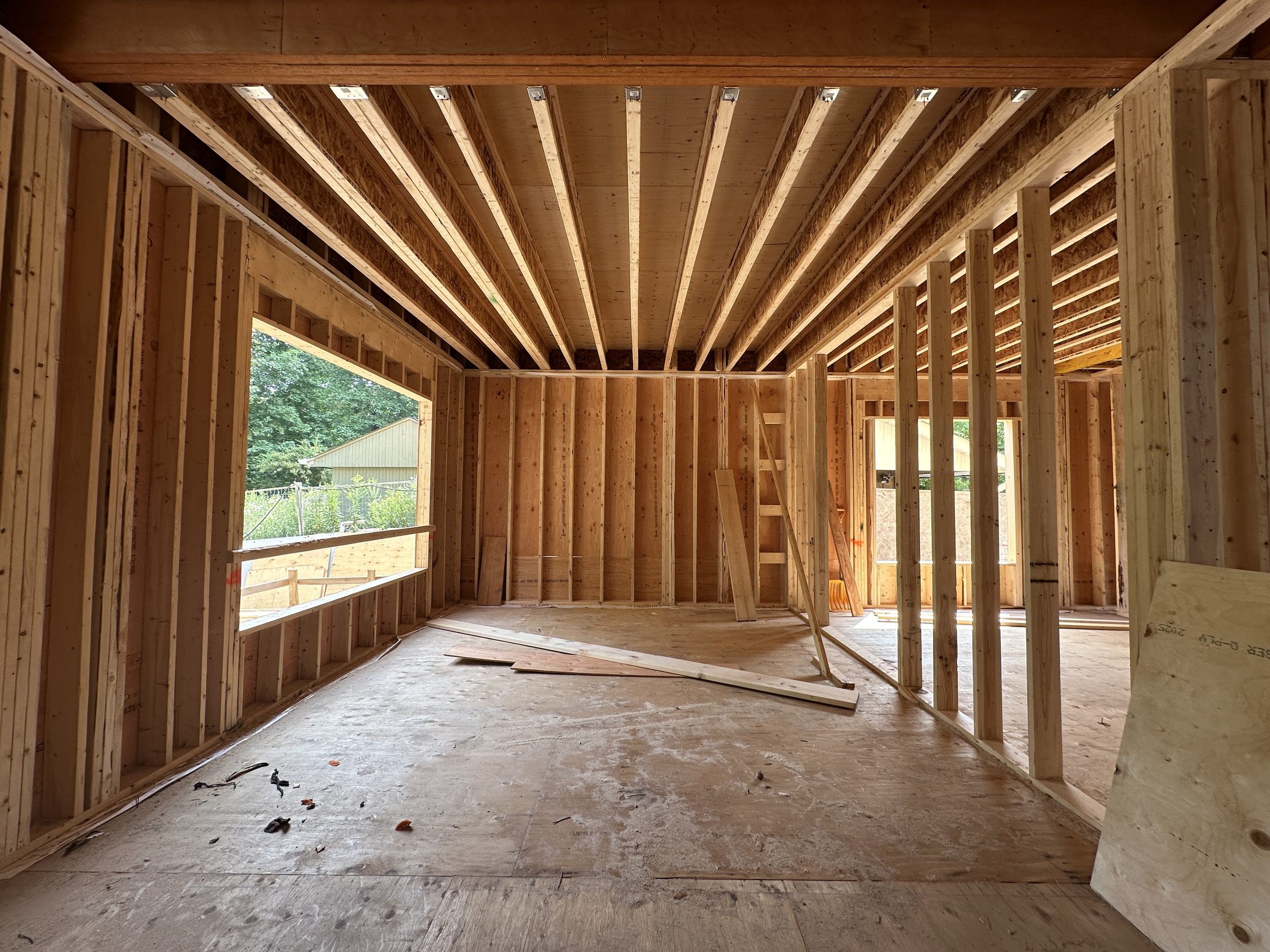 Framing on a Georgian site
