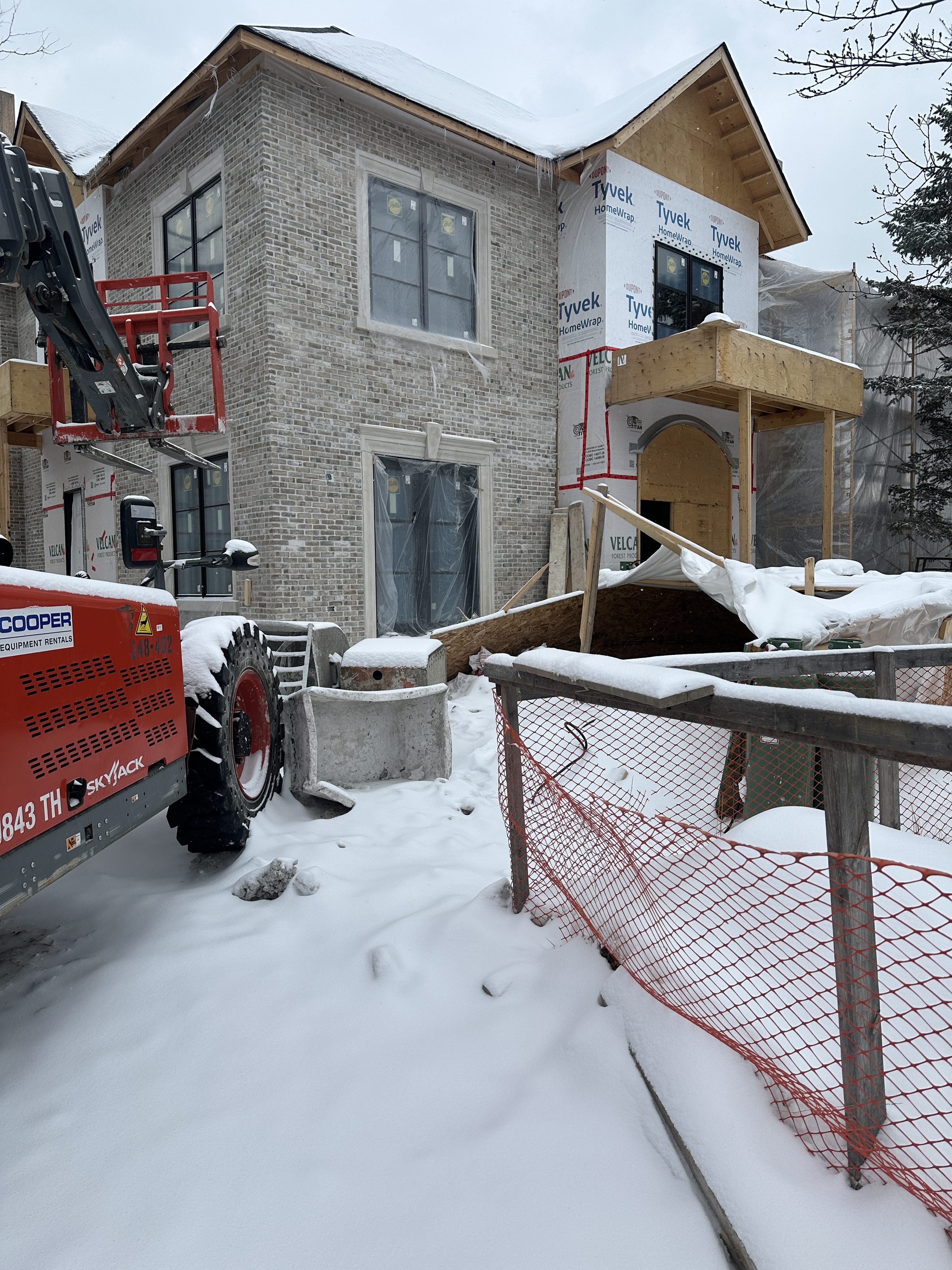 Masonry through the winter