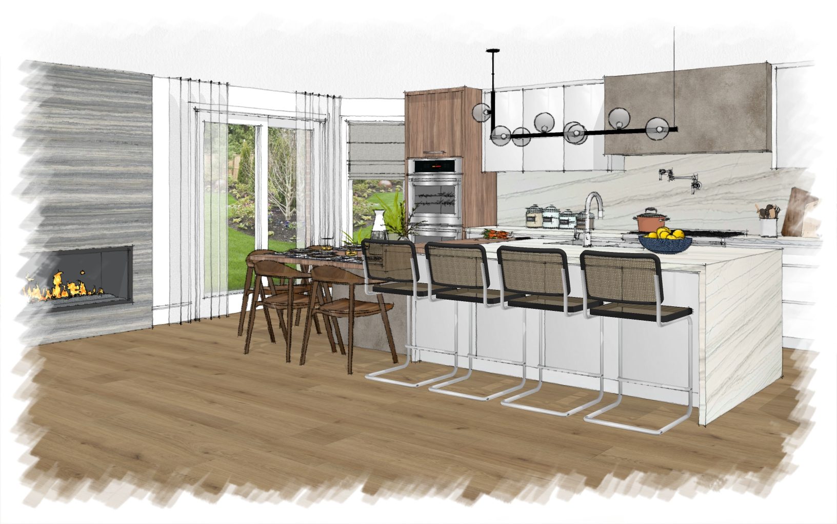 Kitchen perspective