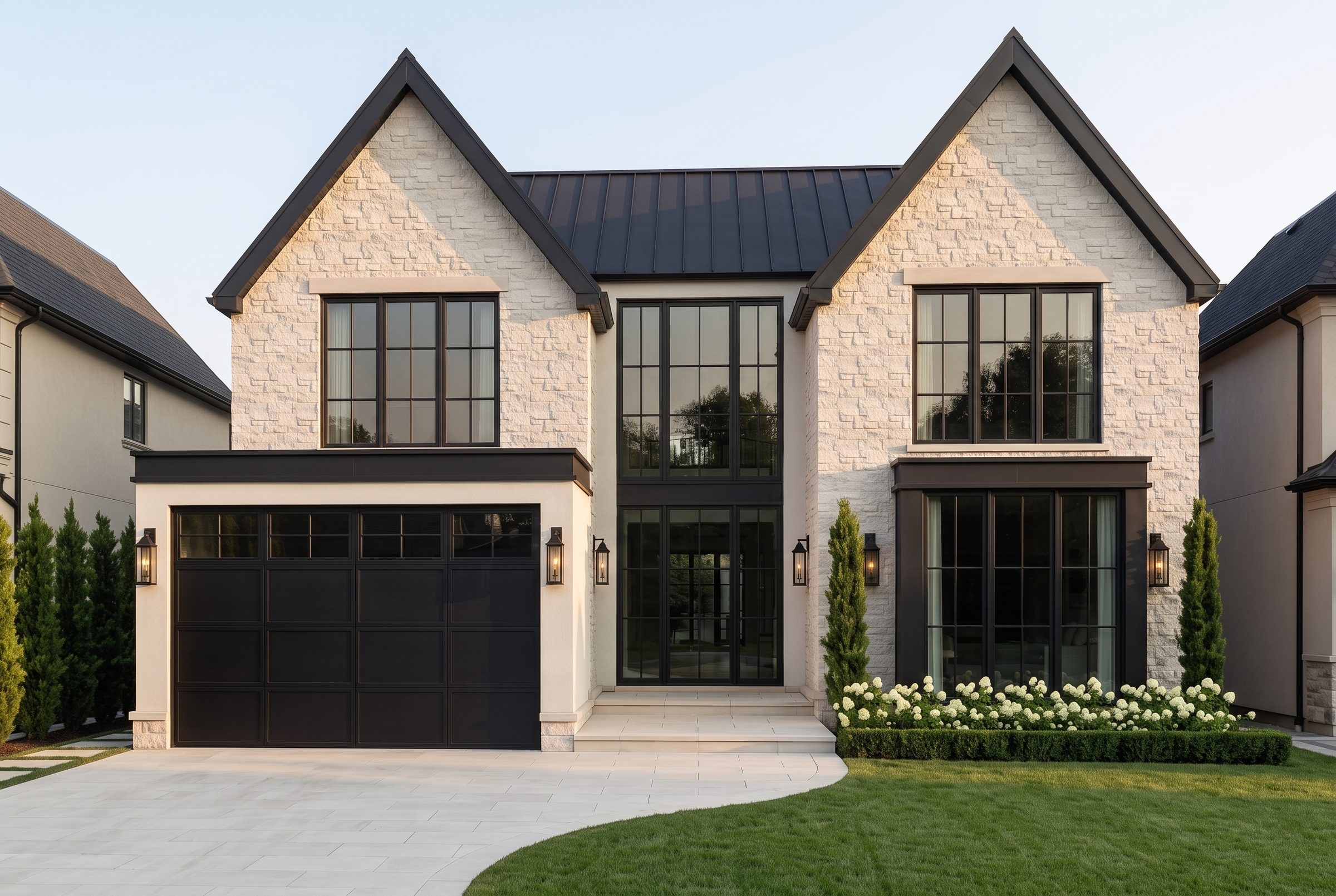 Massing and placement on the property