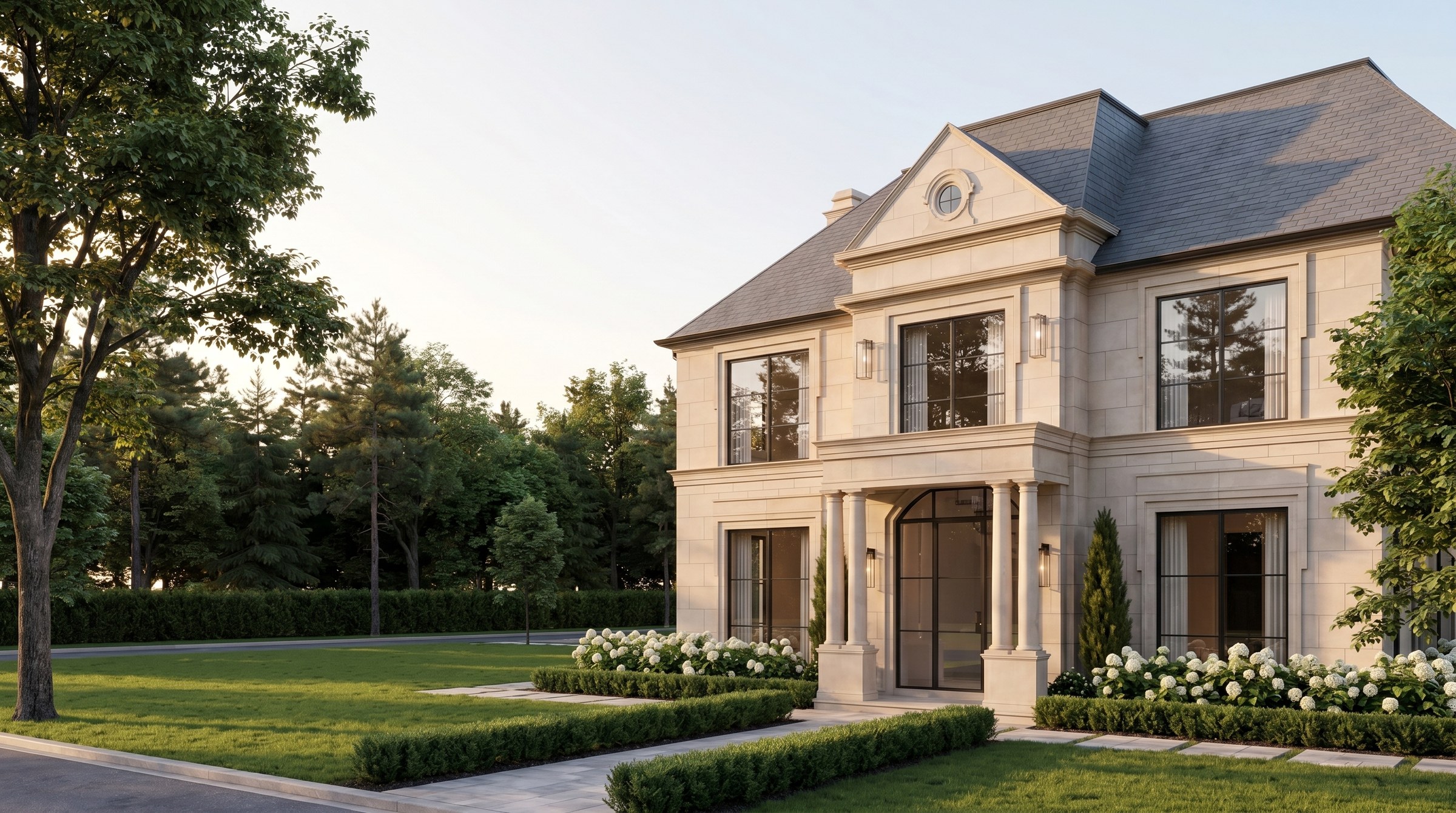 A Georgian-built custom home in the Greater Toronto Area