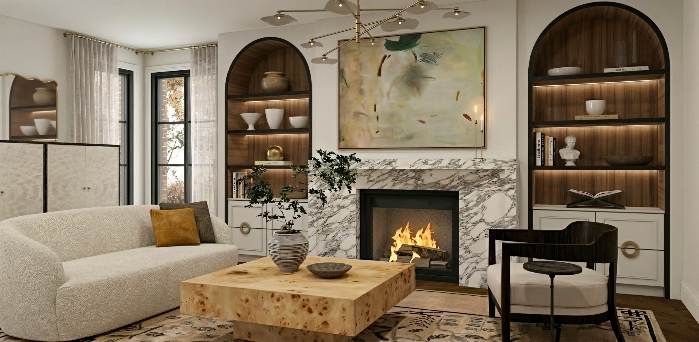 The Frybrook Residence — family room