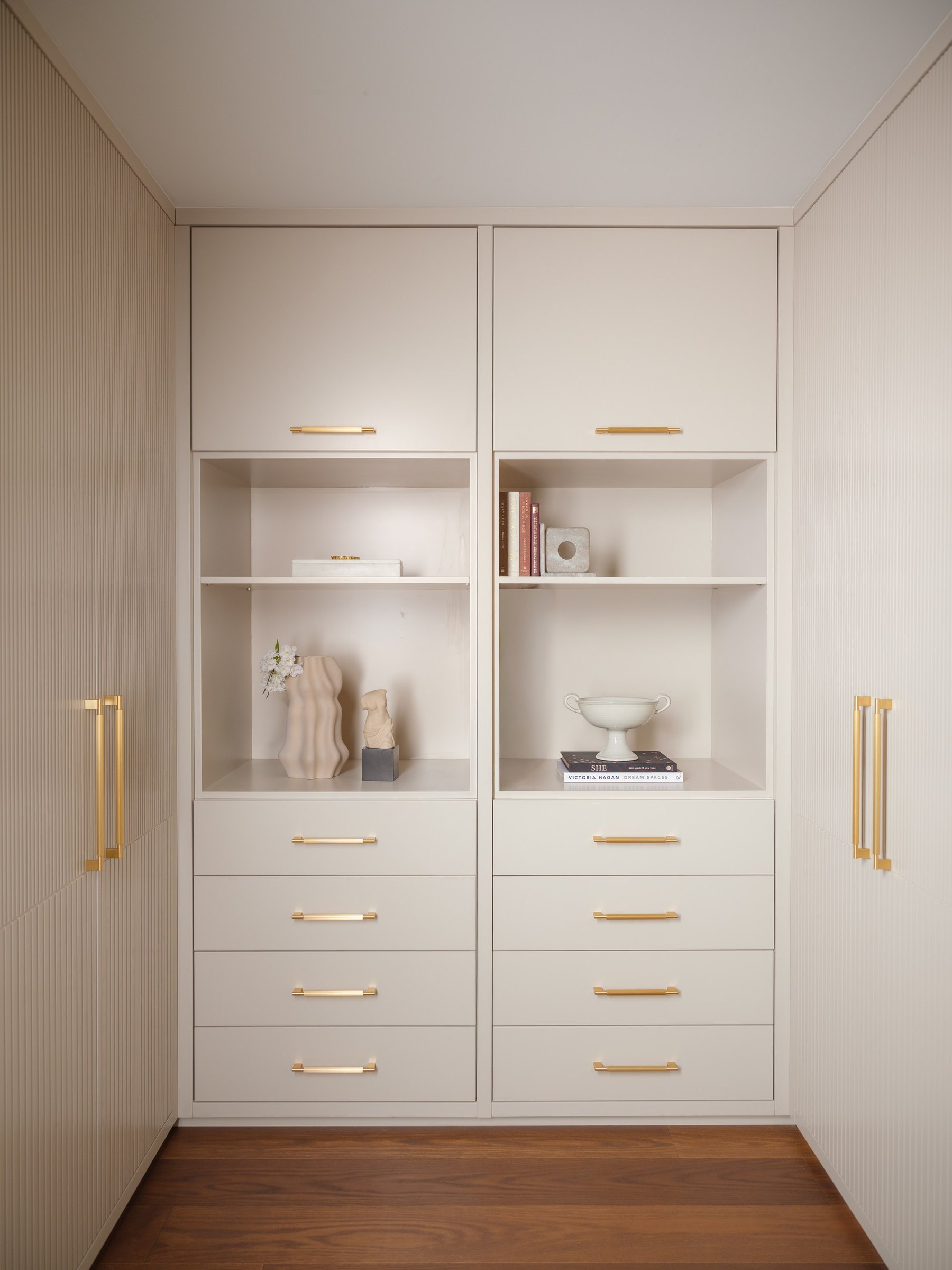 Fitted wardrobe detail — The Whitmore Residence