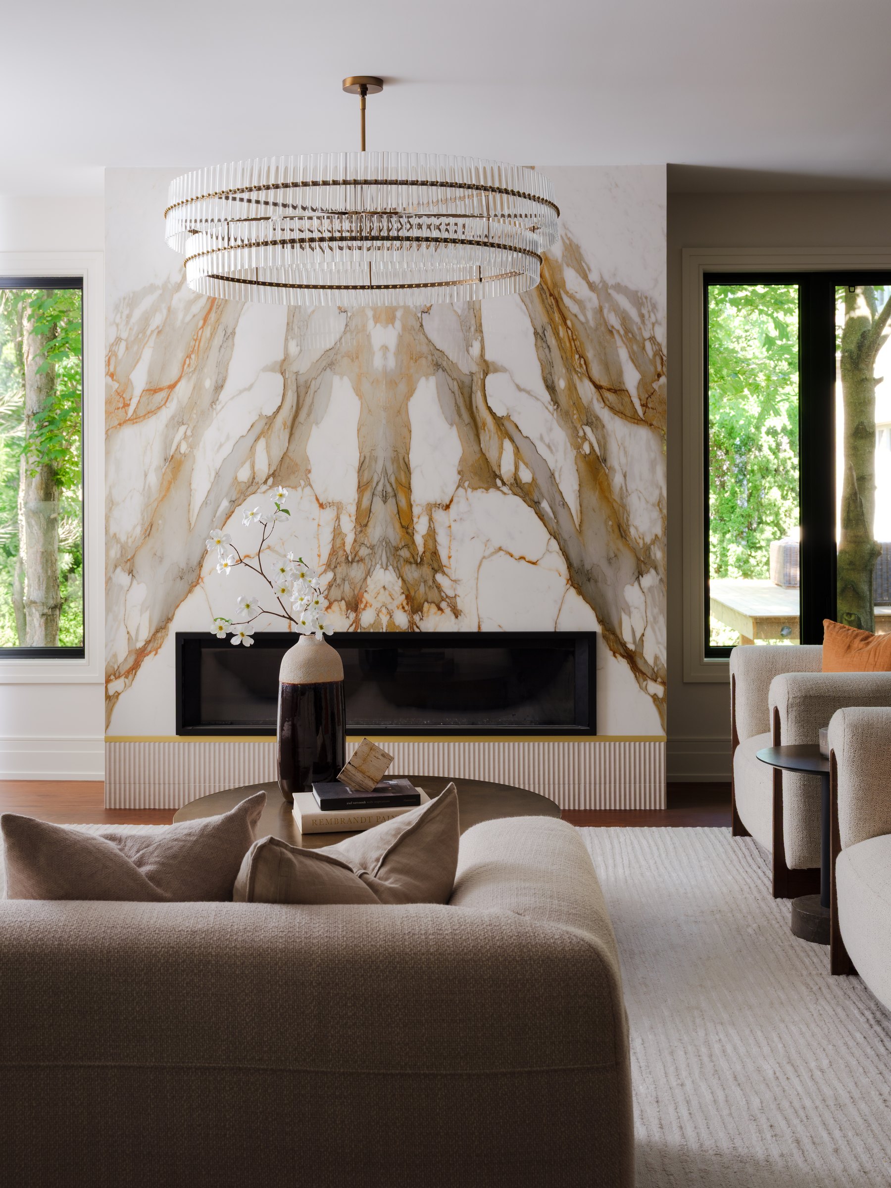 The living room — The Whitmore Residence