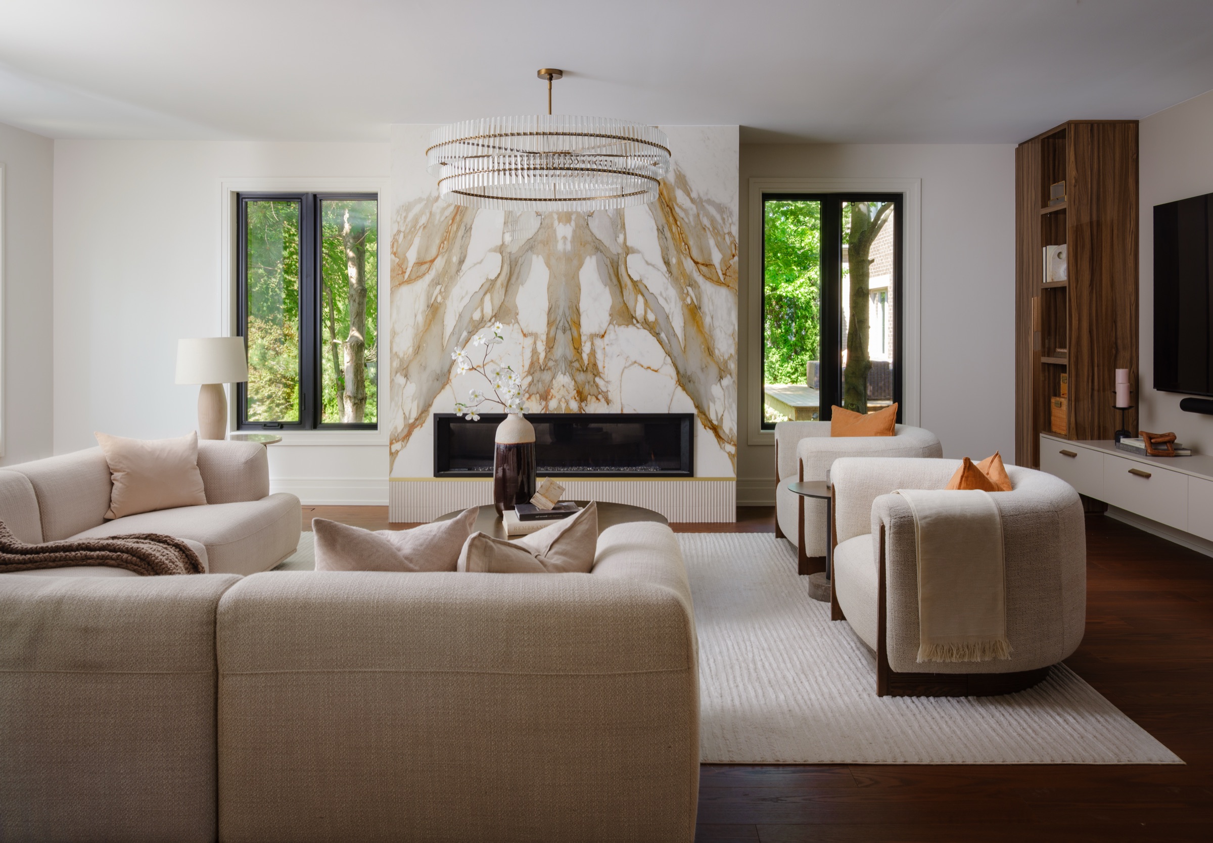The living room — The Whitmore Residence