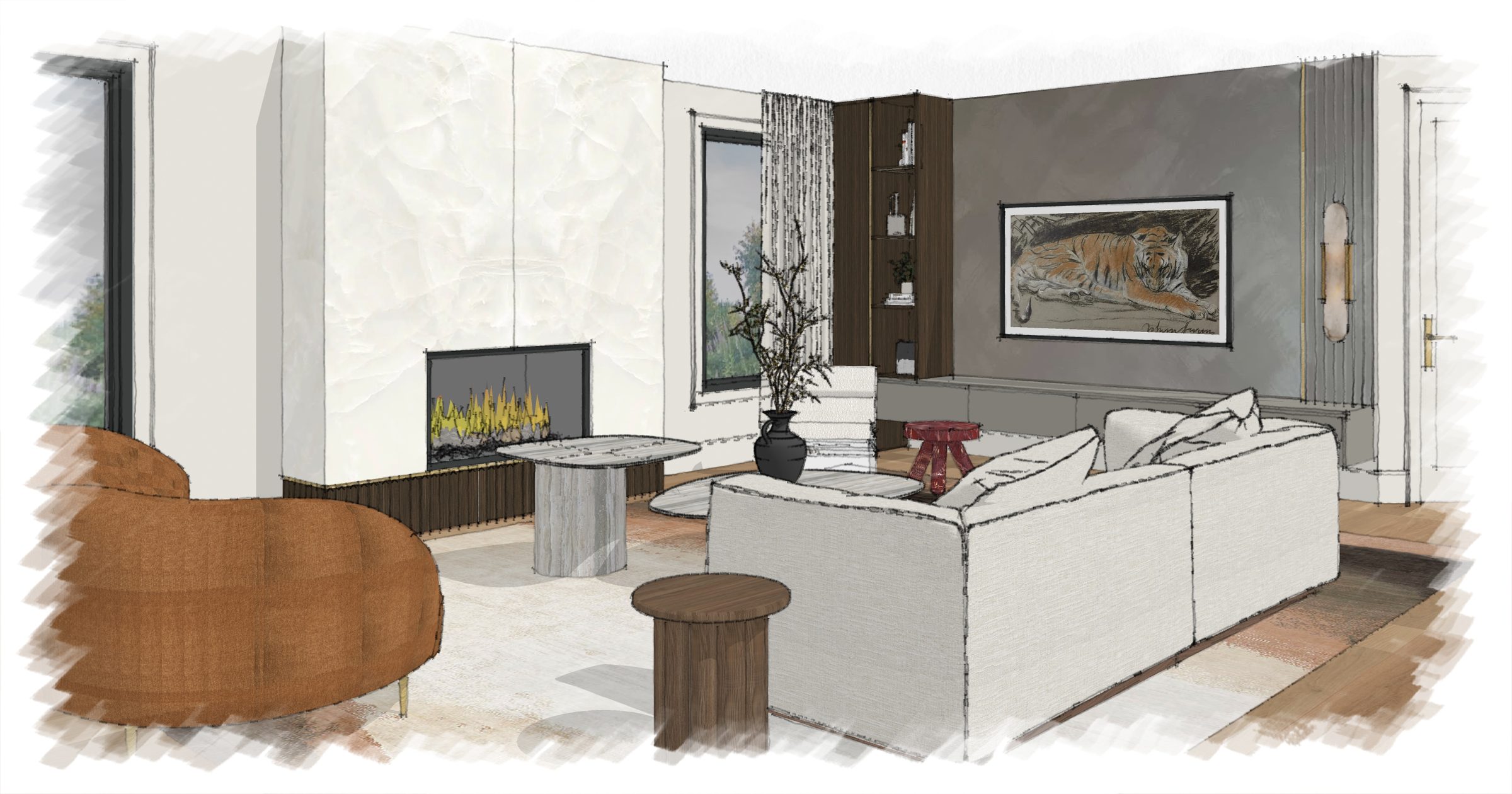 Family room study