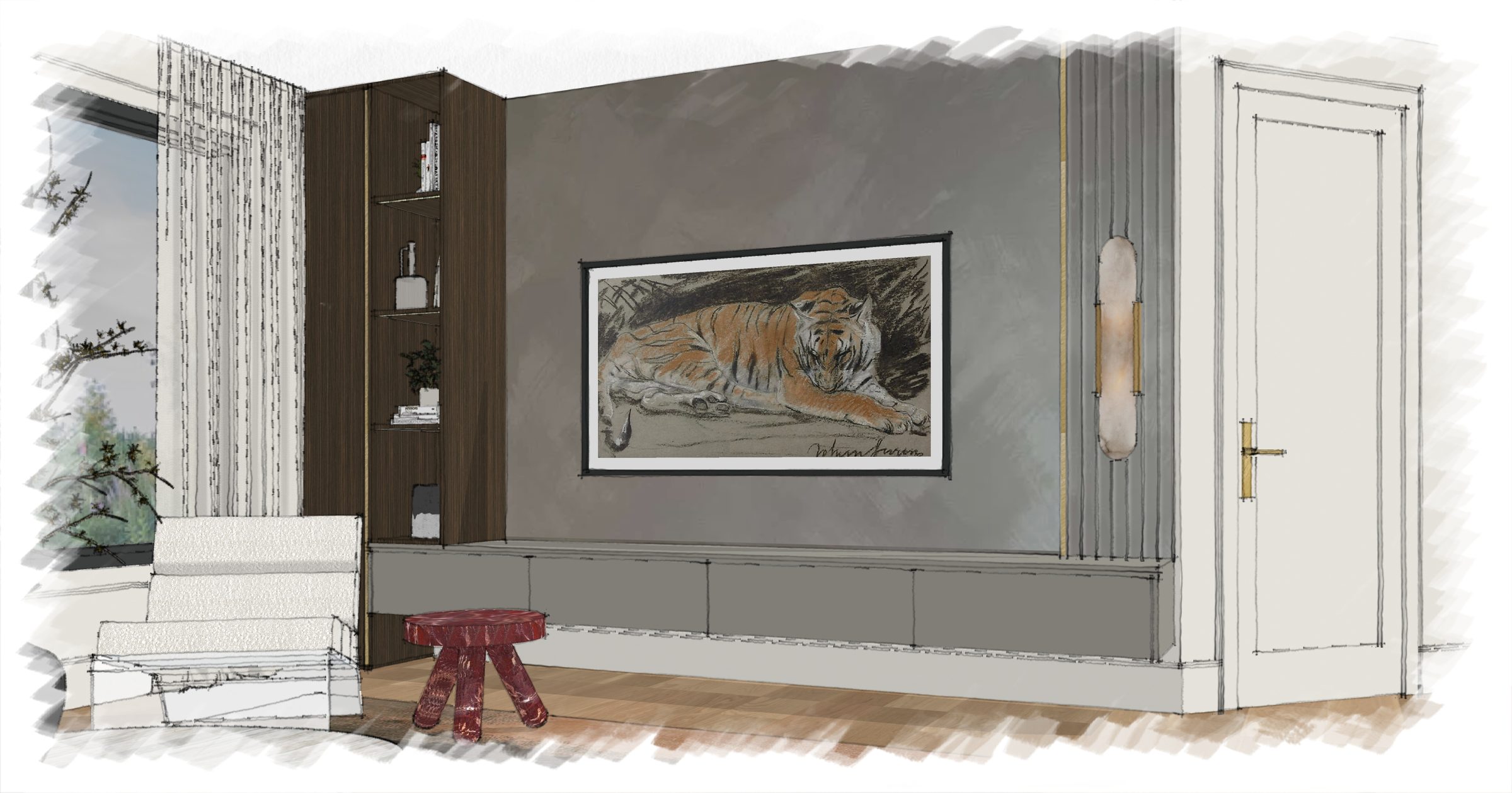 Family room study