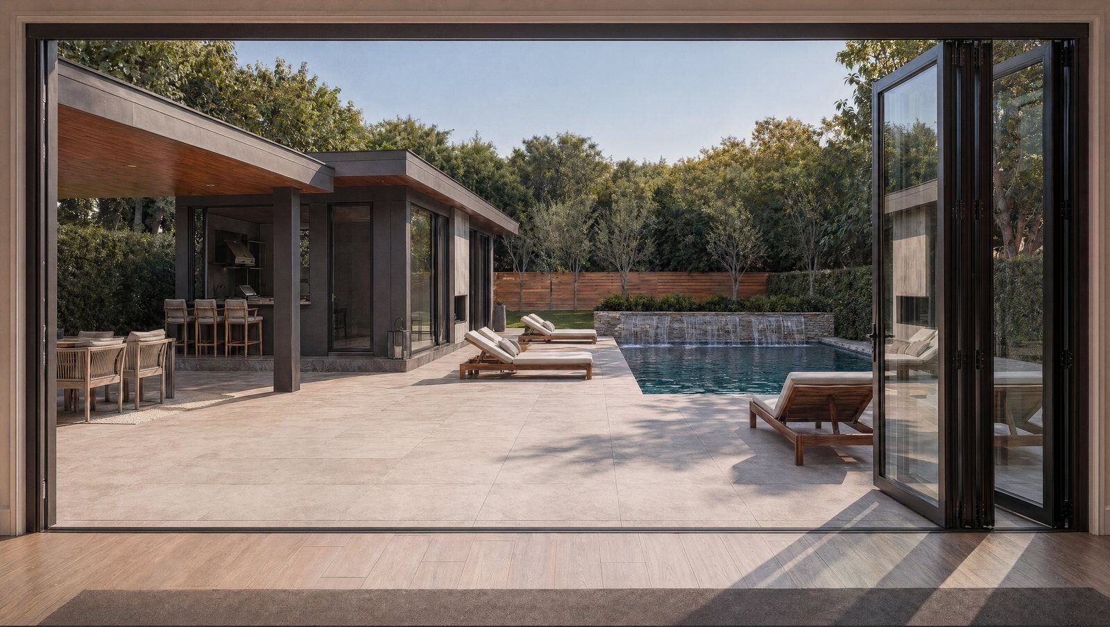 Indoor-outdoor patio